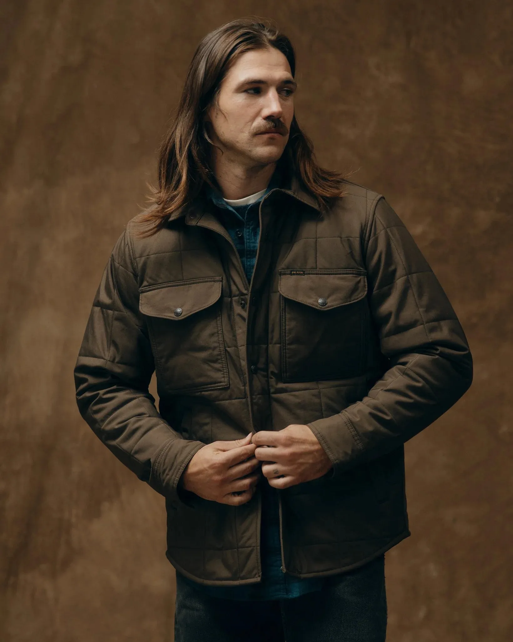 Cover Cloth Quilted Jac-shirt - Slate Black sold by Cave and Post product image thumbnail 3