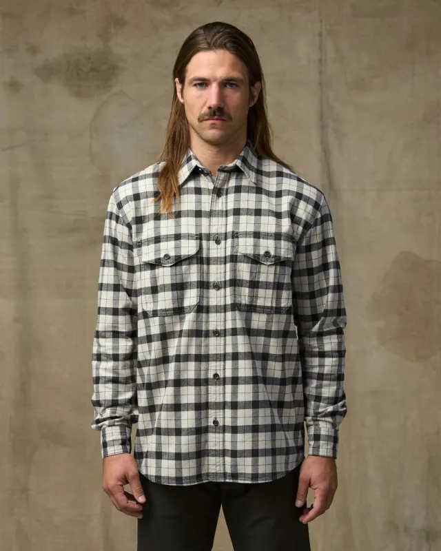 Alaskan Guide Shirt - Cream / Peat / Multi Plaid sold by Cave and Post