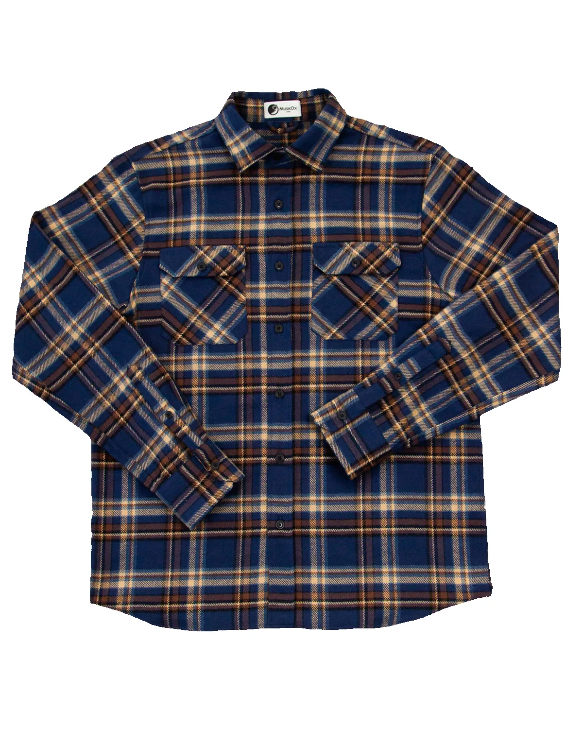 Field Grand Flannel, Pecan Plaid sold by Cave and Post