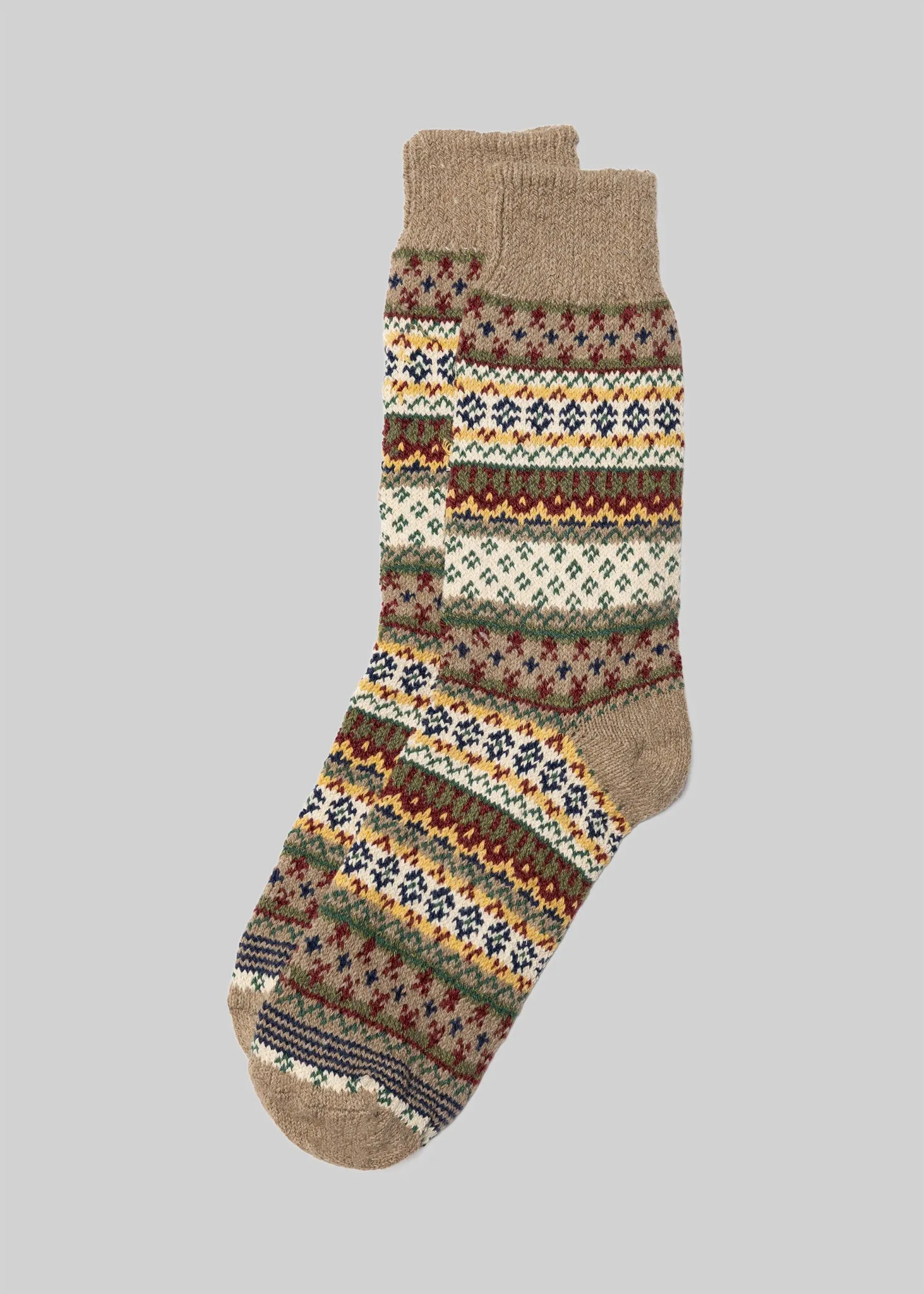 Cotton Fair Isle Sock sold by Cave and Post product image thumbnail 2