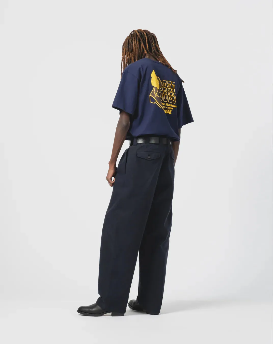 Flying Boots Tee Open End Indigo sold by Cave and Post product image thumbnail 3