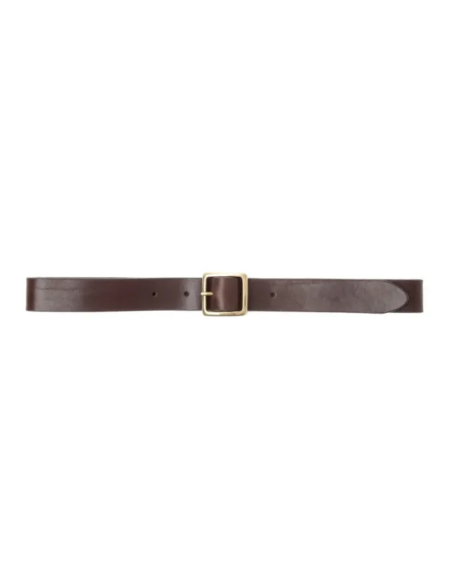 G.o.D. Leather Classic Belt Brown sold by Cave and Post