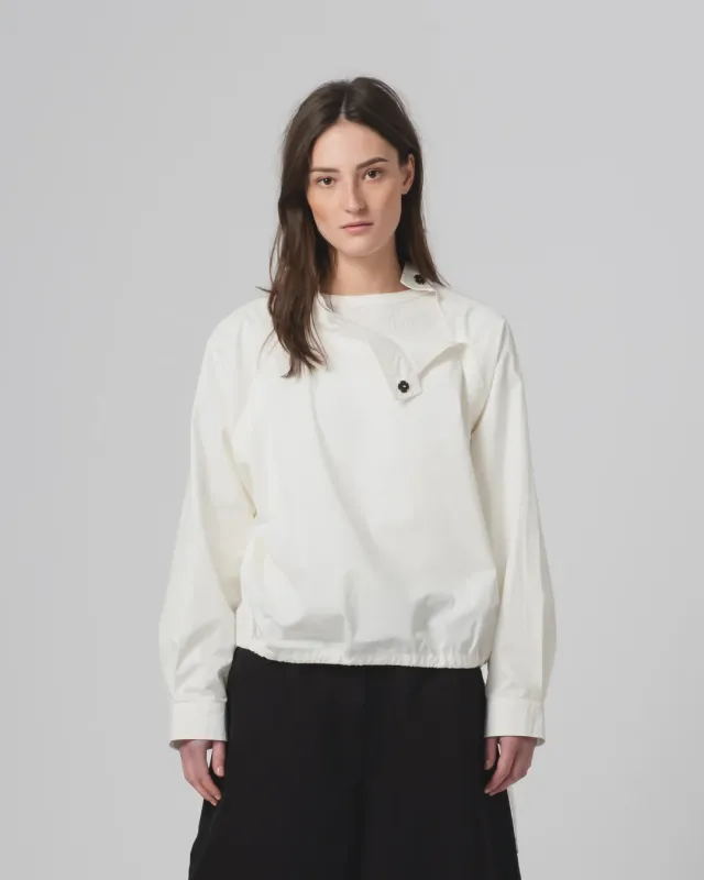 G.o.D Anorak Shirt Poplin Milk sold by Cave and Post