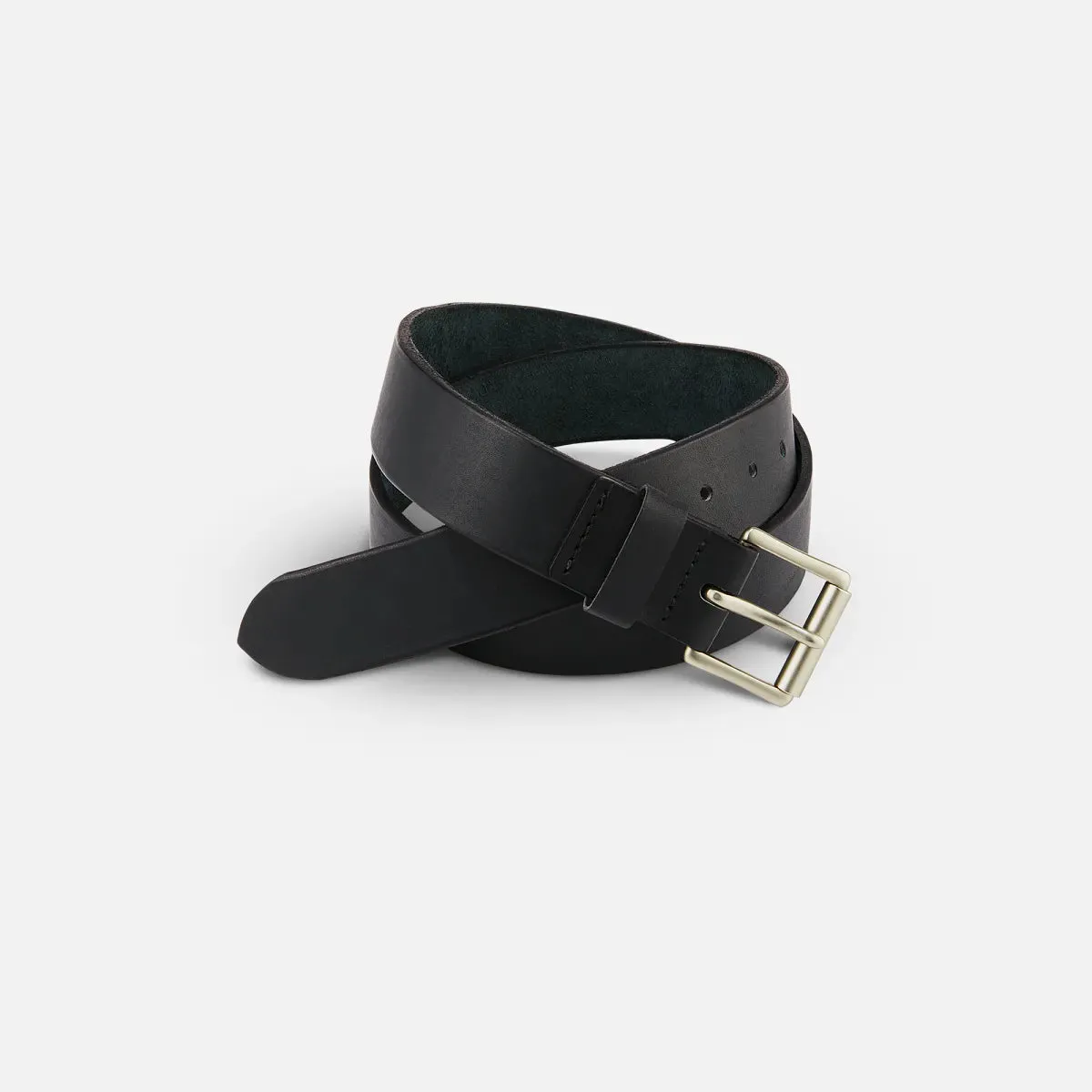 Classic Heritage Leather Belt - Black sold by Cave and Post