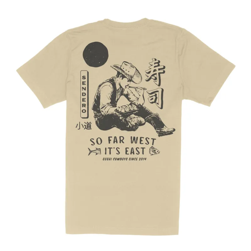 So Far West T-Shirt - Cream sold by Cave and Post