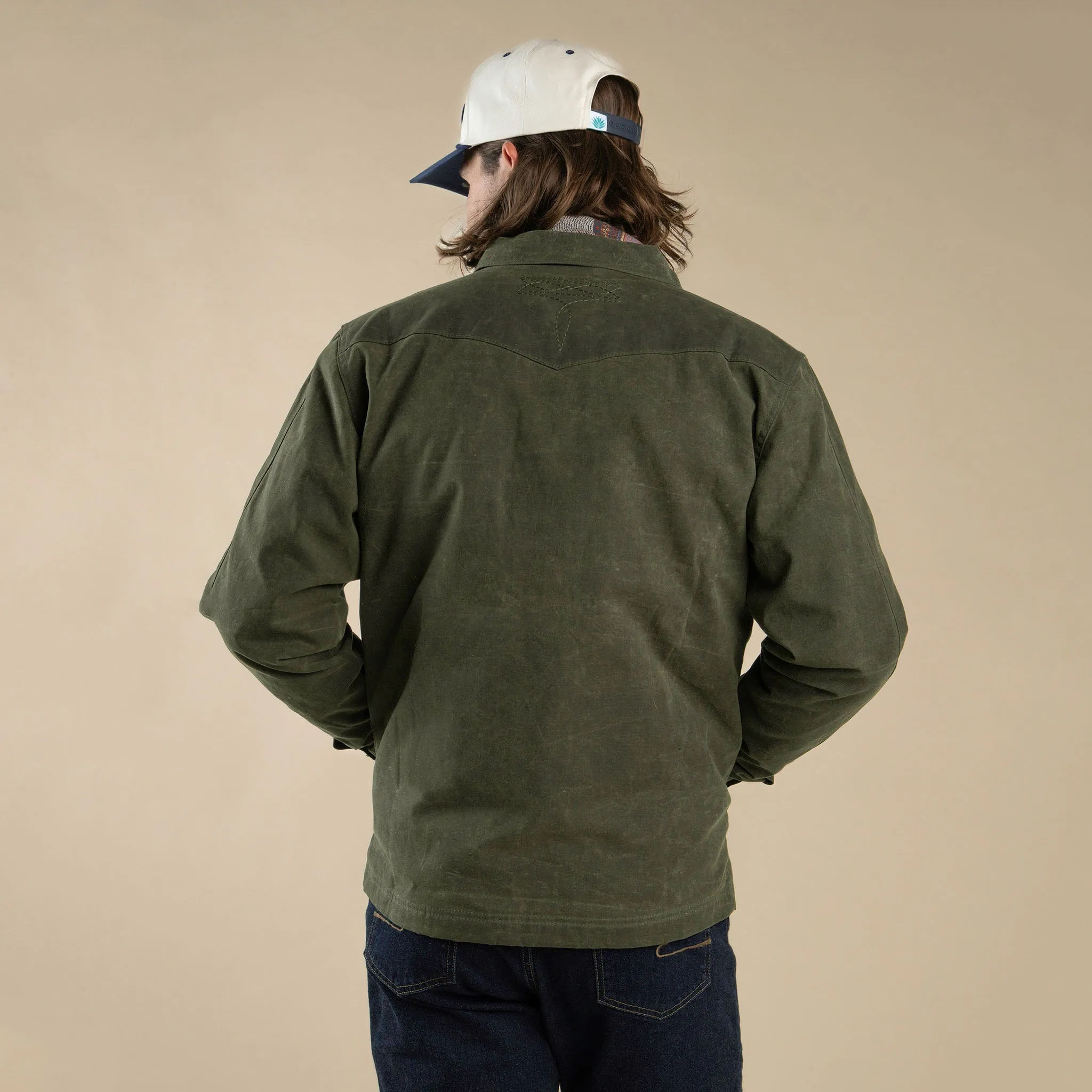 Rancho Waxed Jacket - Badlands Sage sold by Cave and Post product image thumbnail 4