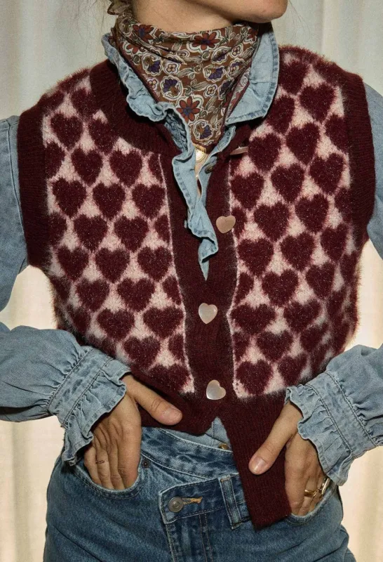 Small Bijou Rubis Scarf sold by Cave and Post