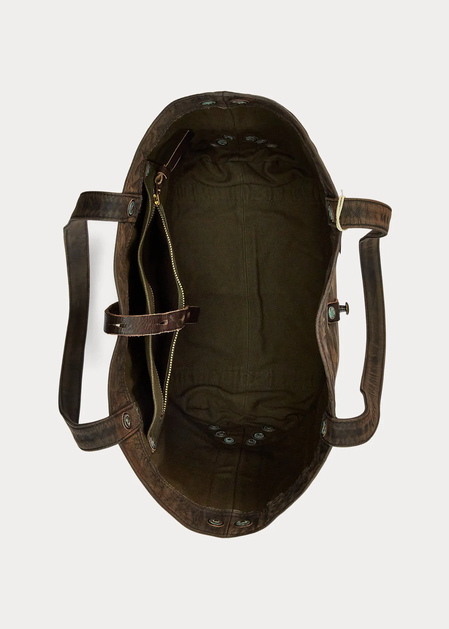 RRL Leather Tote sold by Cave and Post product image thumbnail 4