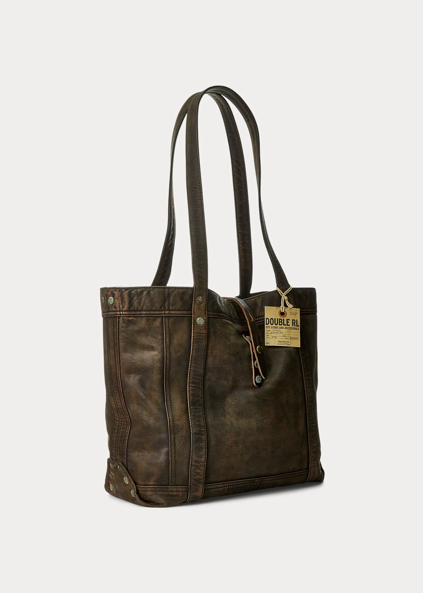 RRL Leather Tote sold by Cave and Post product image thumbnail 2