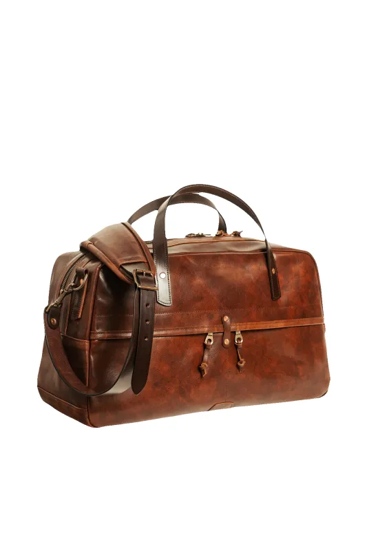 Weekender Duffle - 35L - Cognac Nemesis Leather sold by Cave and Post