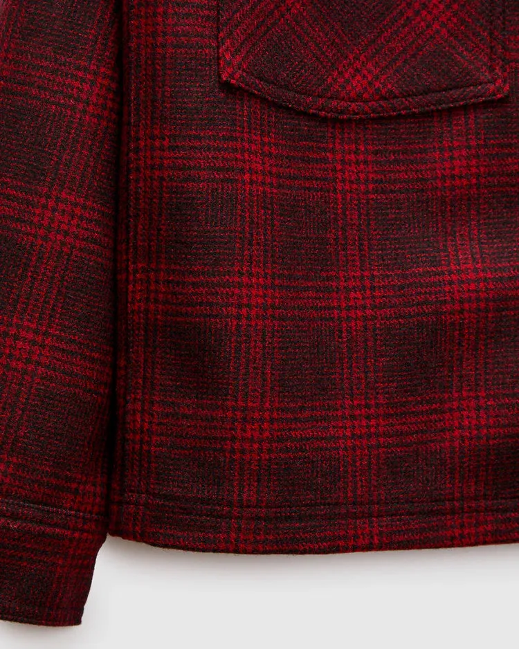 Skyline Overshirt - Melton Wool/Canyon Plaid sold by Cave and Post product image thumbnail 5