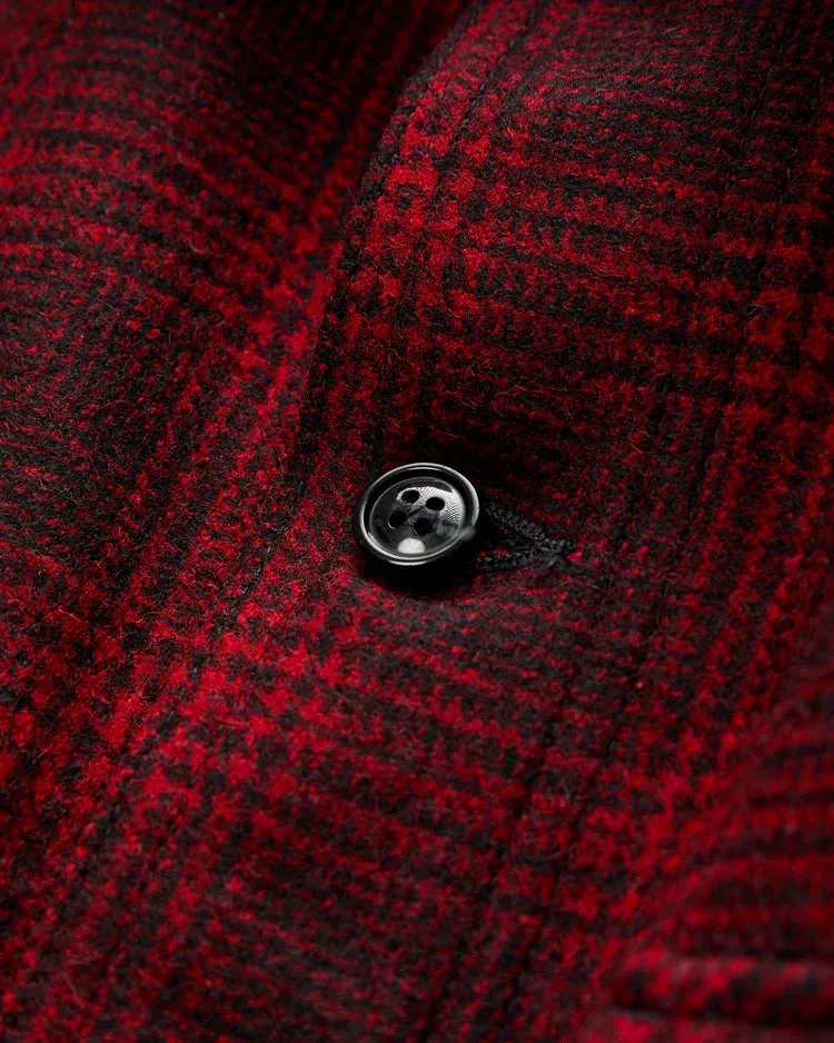 Skyline Overshirt - Melton Wool/Canyon Plaid sold by Cave and Post product image thumbnail 3