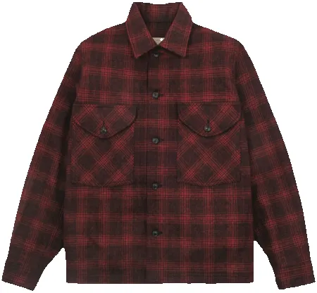 Skyline Overshirt - Melton Wool/Canyon Plaid sold by Cave and Post