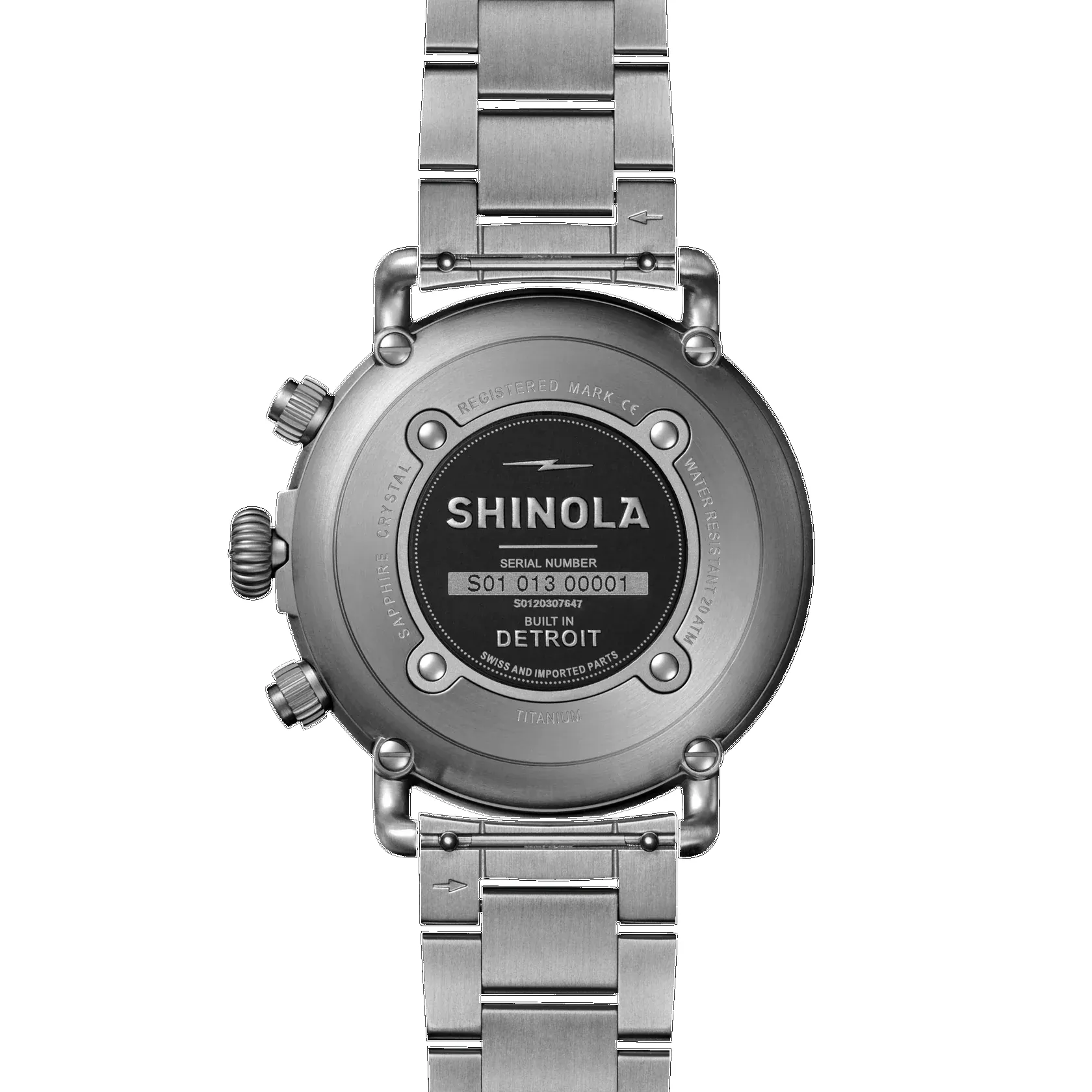 Runwell Chronograph West Wind Watch Gift Set with Additional Strap-Midnight Blue sold by Cave and Post product image thumbnail 3