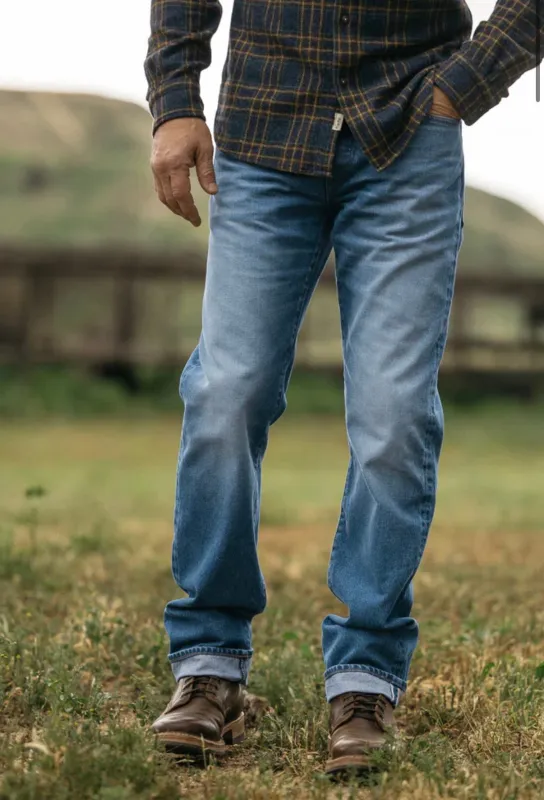 The Hammer Straight Natural Slub Indigo - Bobby 12.5oz Selvedge sold by Cave and Post