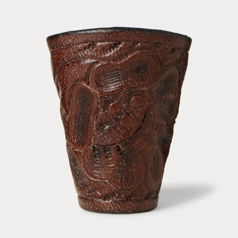 RRL Hand-Tooled Leather Bandanna Slider sold by Cave and Post