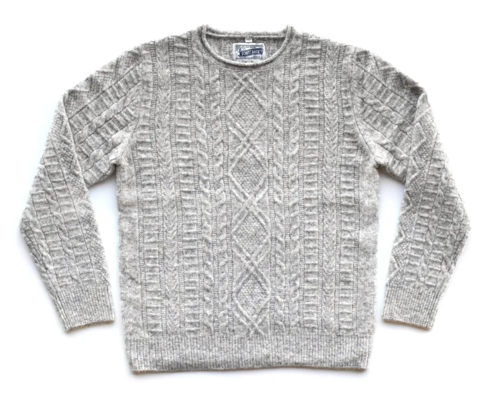Tri-Blend Crewneck Sweater - Cloud Grey sold by Cave and Post