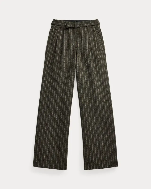 RRL Striped Wool-Cotton Pant sold by Cave and Post