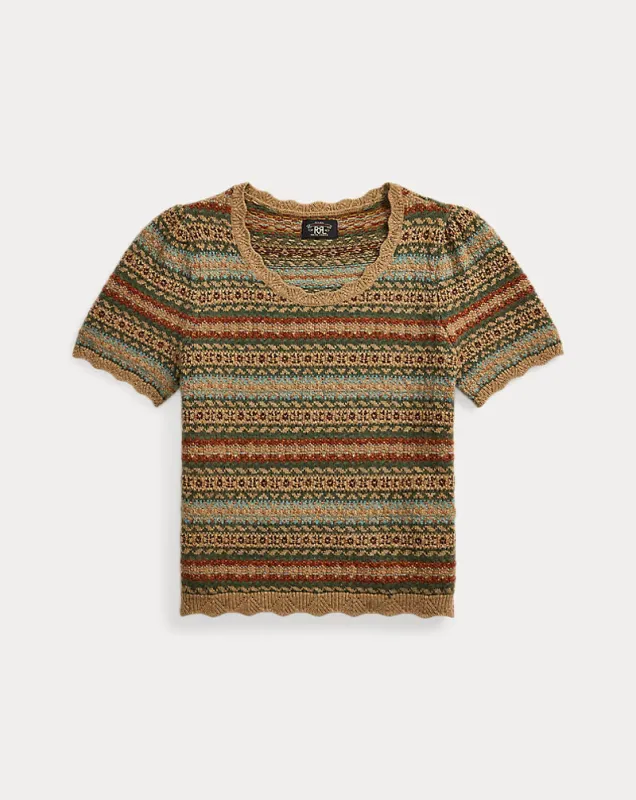 RRL Fair Isle Wool Jacquard Sweater sold by Cave and Post