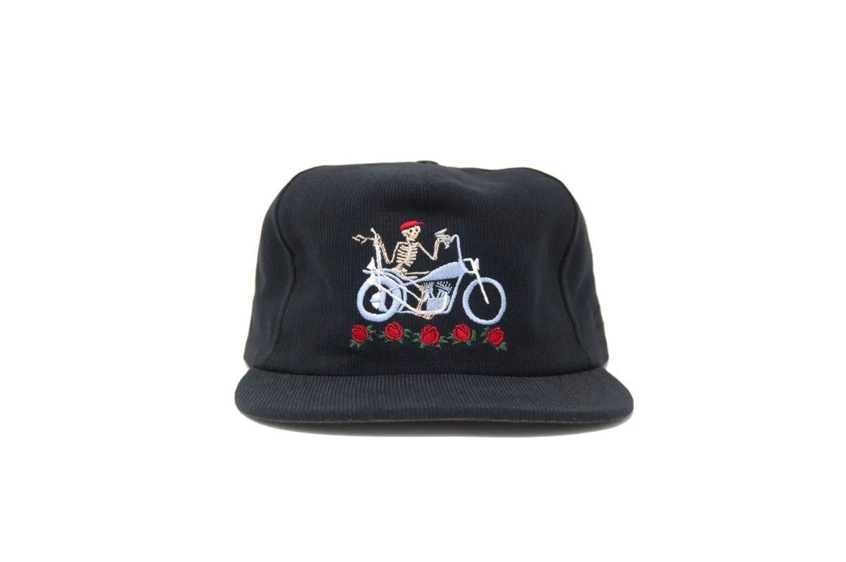 DEAD FLOWERS Strapback - Black sold by Cave and Post