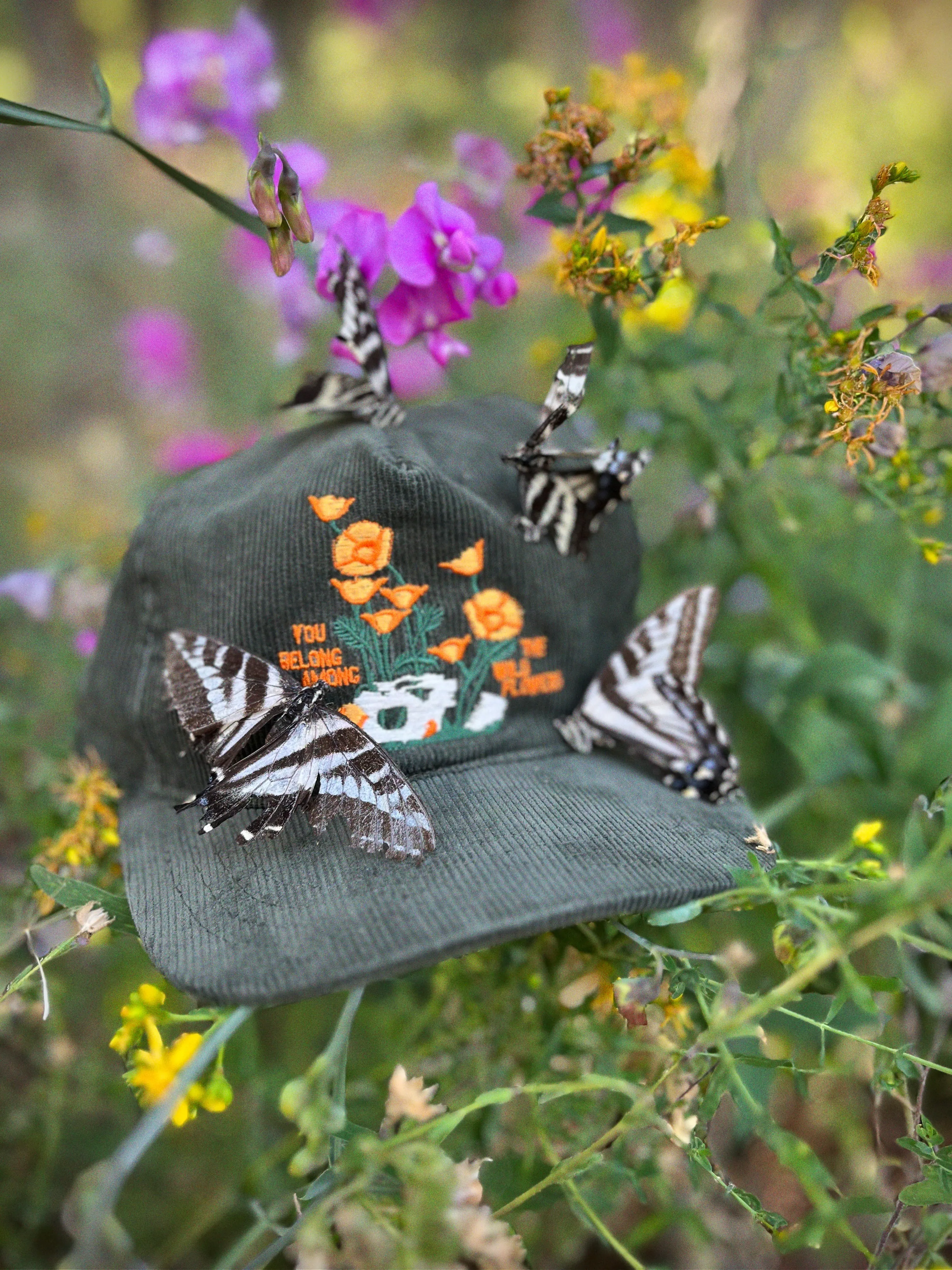 WILD FLOWERS CORD - Snapback sold by Cave and Post product image thumbnail 4
