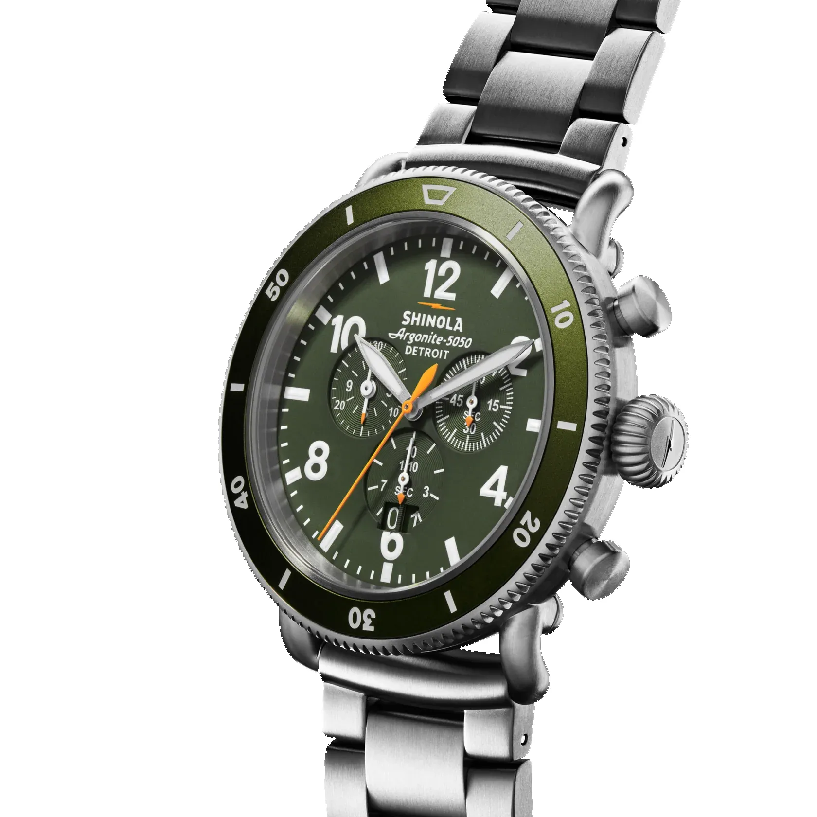 Runwell Sport Chronograph Watch - Dark Olive sold by Cave and Post product image thumbnail 3