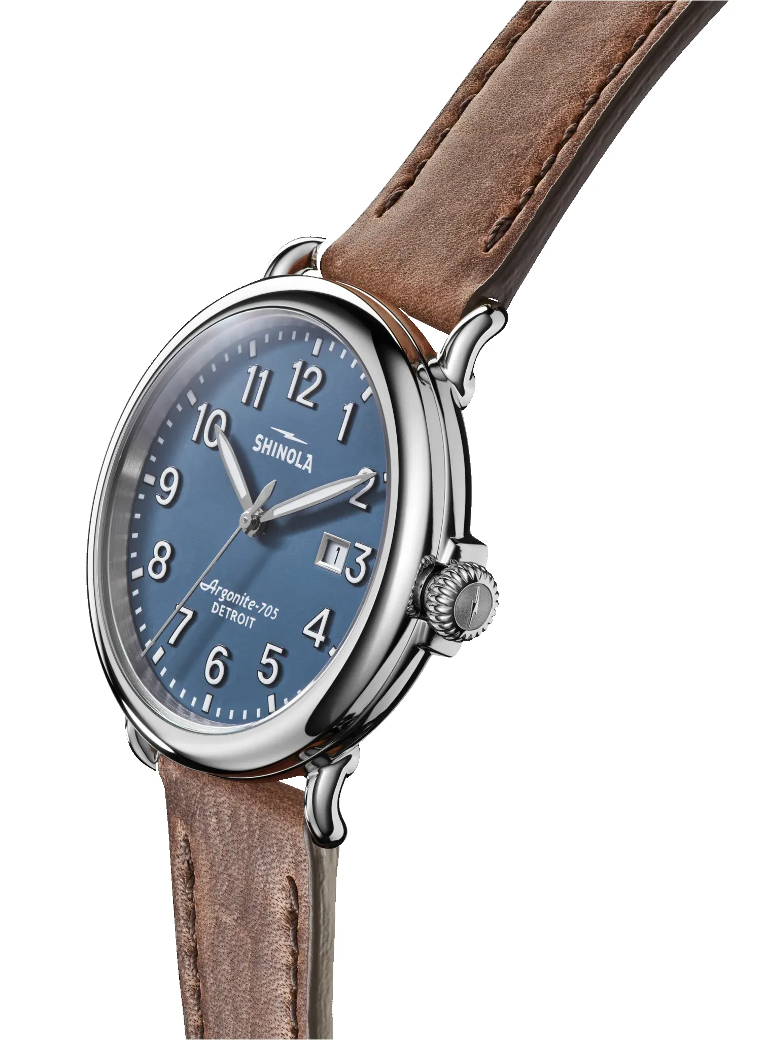 Runwell Date Watch - Blue sold by Cave and Post product image thumbnail 4
