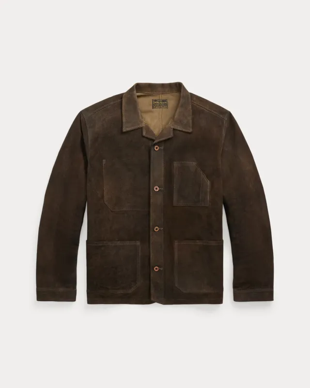 RRL Roughout Suede Jacket sold by Cave and Post
