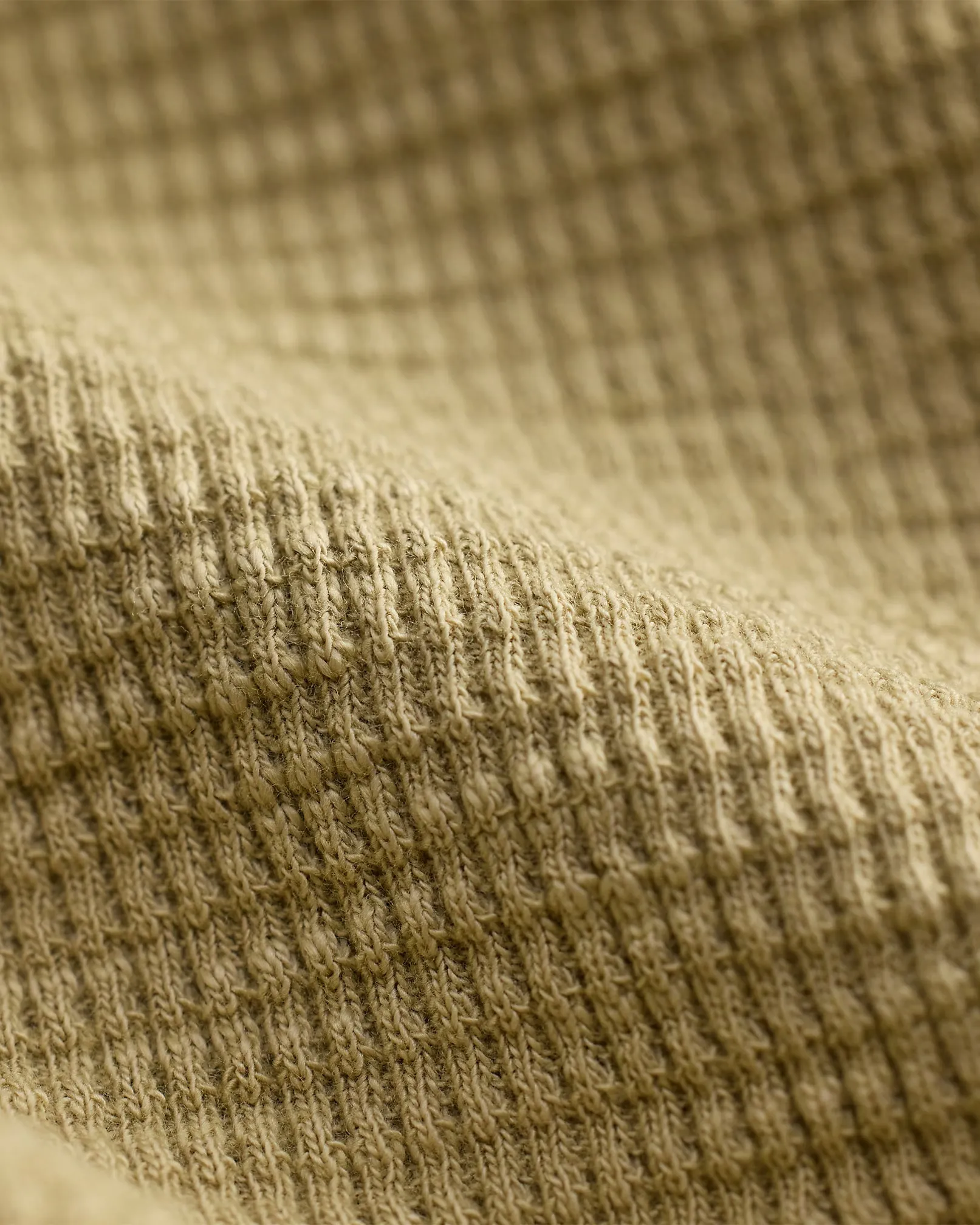 RRL Garment-Dyed Waffle-Knit Henley Shirt sold by Cave and Post product image thumbnail 5