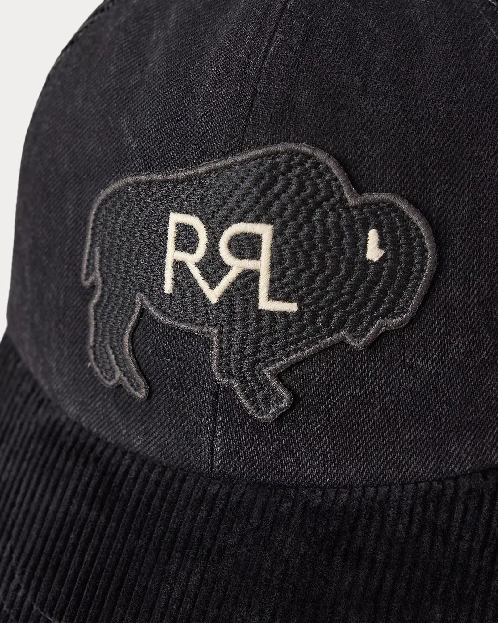RRL Corduroy-Bill Denim Trucker Cap sold by Cave and Post product image thumbnail 3