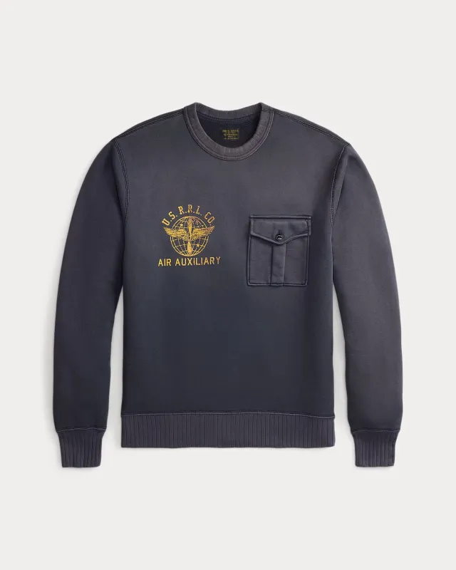 RRL French Terry Graphic Sweatshirt sold by Cave and Post