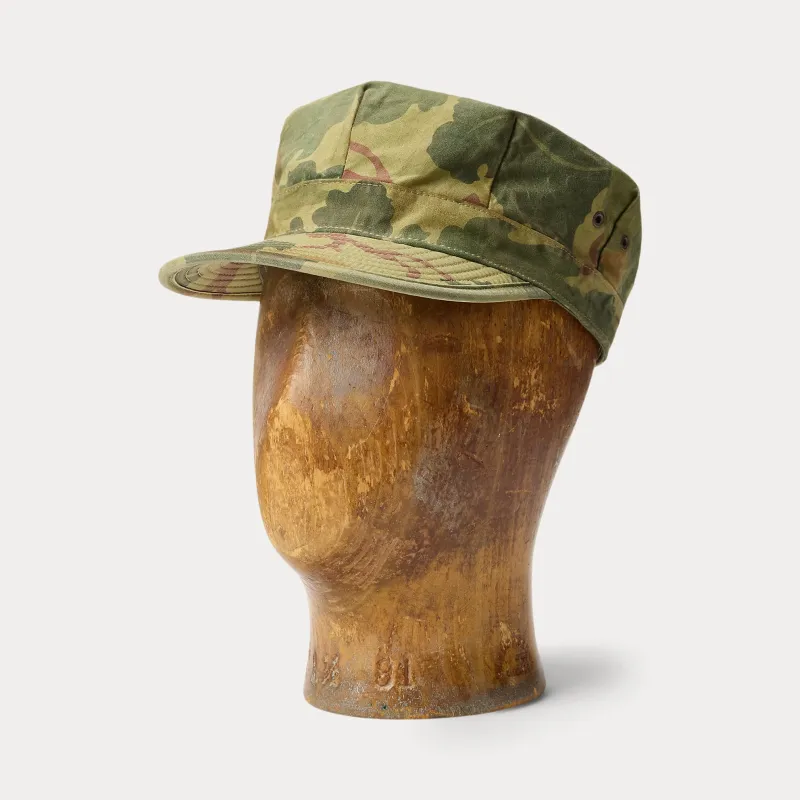 RRL Camo Poplin Cap made by RRL