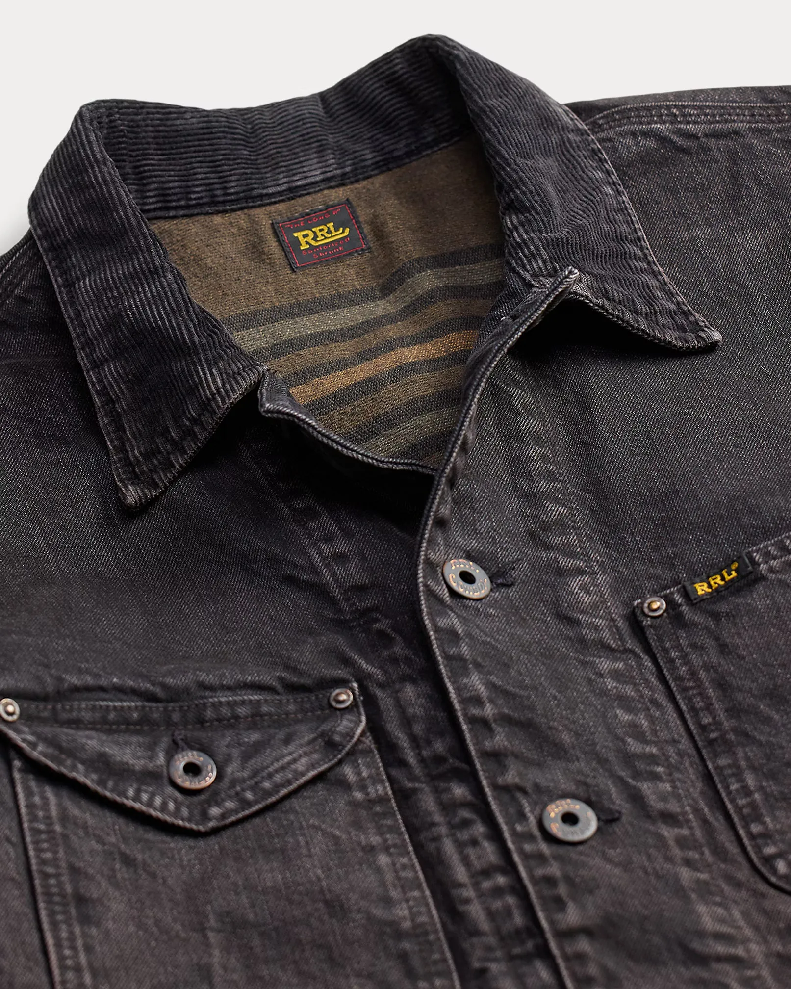 RRL Corduroy-Collar Denim Jacket sold by Cave and Post product image thumbnail 4