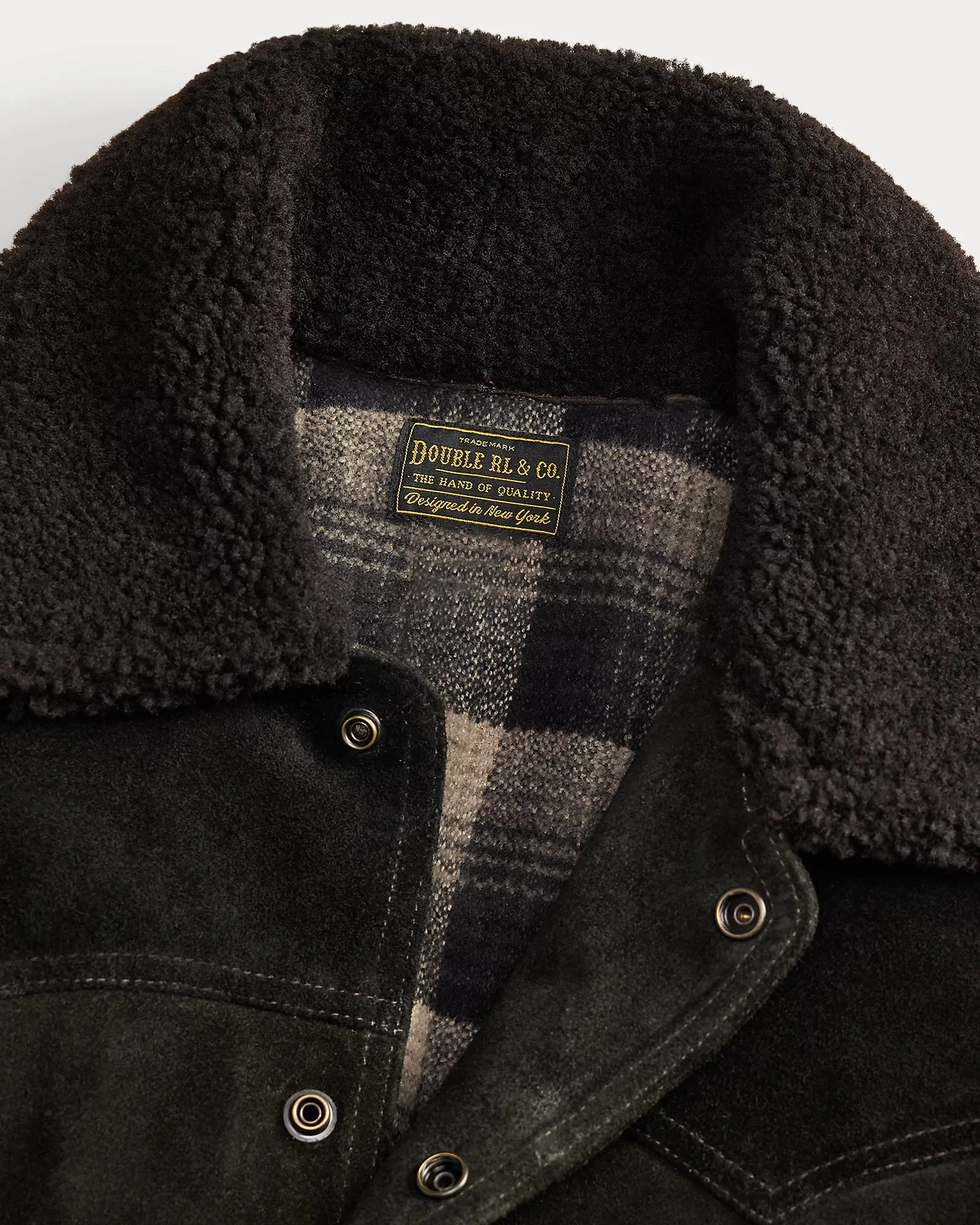 RRL Shearling-Collar Suede Western Jacket sold by Cave and Post product image thumbnail 3