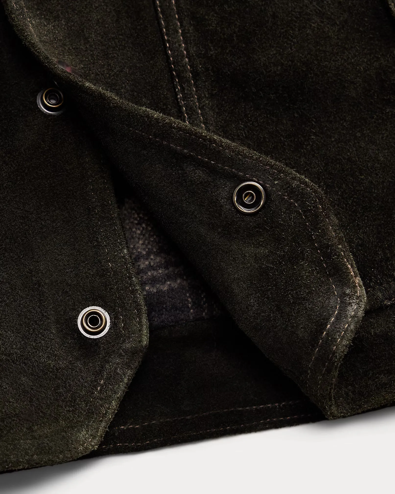 RRL Shearling-Collar Suede Western Jacket sold by Cave and Post product image thumbnail 4