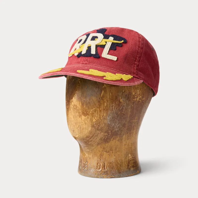 RRL Logo-Appliquéd Twill Ball Cap sold by Cave and Post