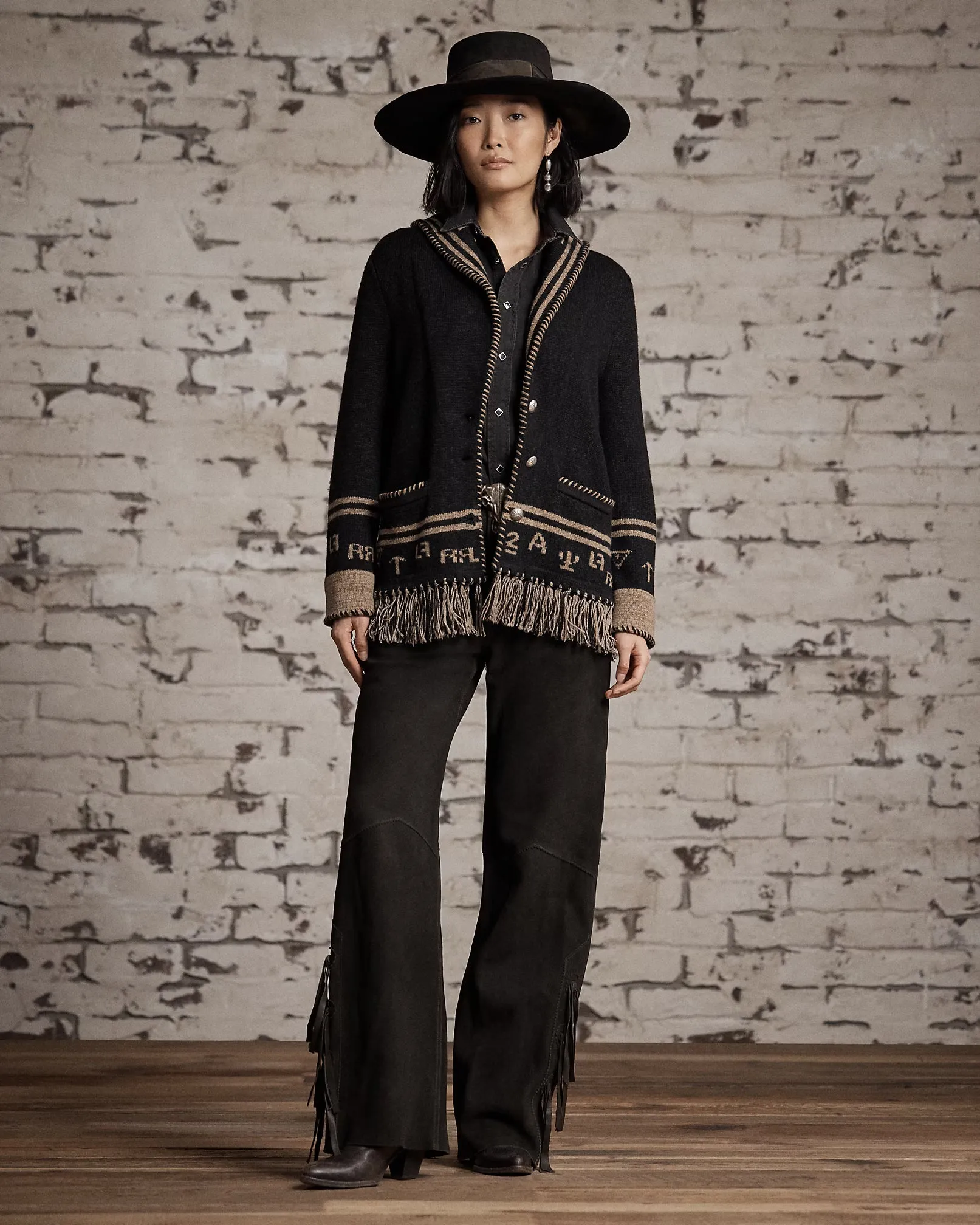 RRL Wool-Silk Western Cardigan Jacket sold by Cave and Post product image thumbnail 3