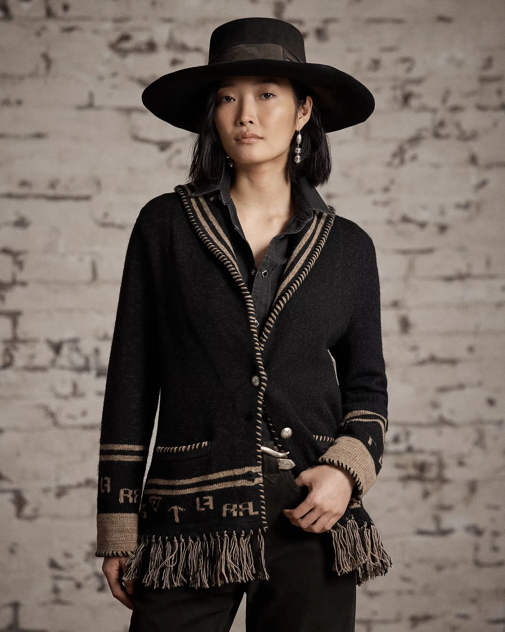 RRL Wool-Silk Western Cardigan Jacket sold by Cave and Post product image thumbnail 2