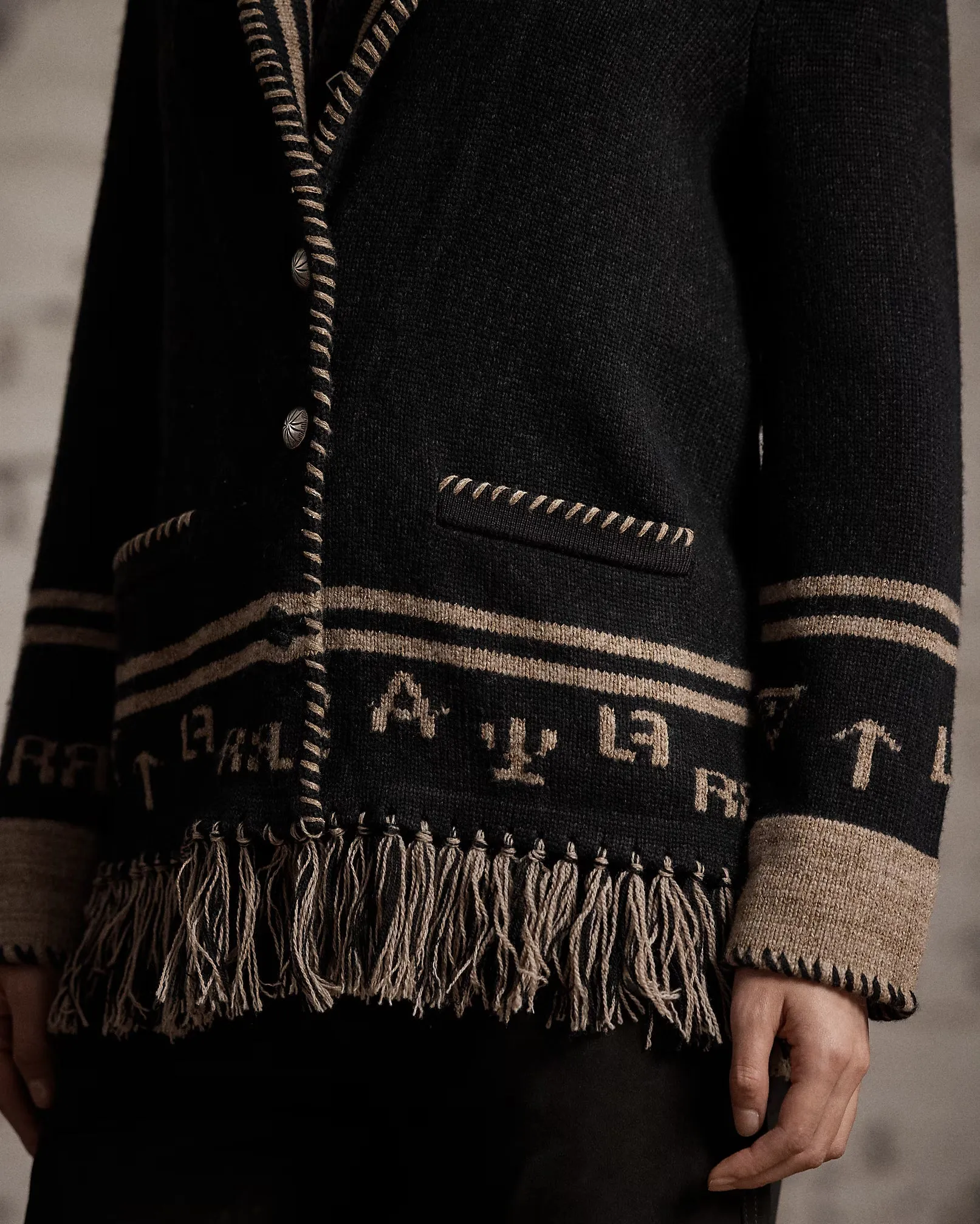 RRL Wool-Silk Western Cardigan Jacket sold by Cave and Post product image thumbnail 5