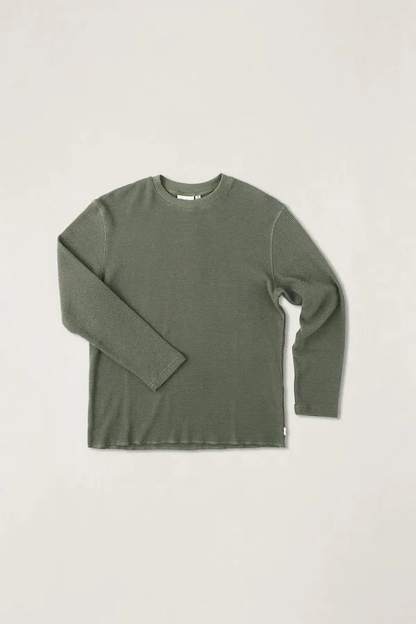 Classic Waffle Knit - Forest Green sold by Cave and Post