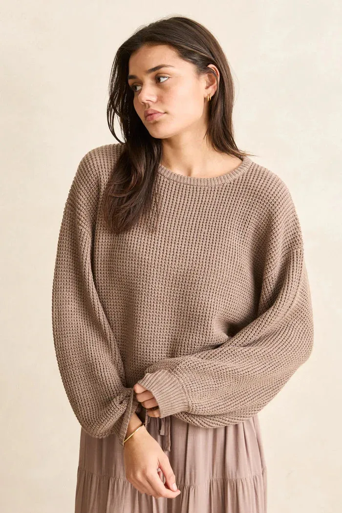 Classic Knit Jumper - Taupe sold by Cave and Post