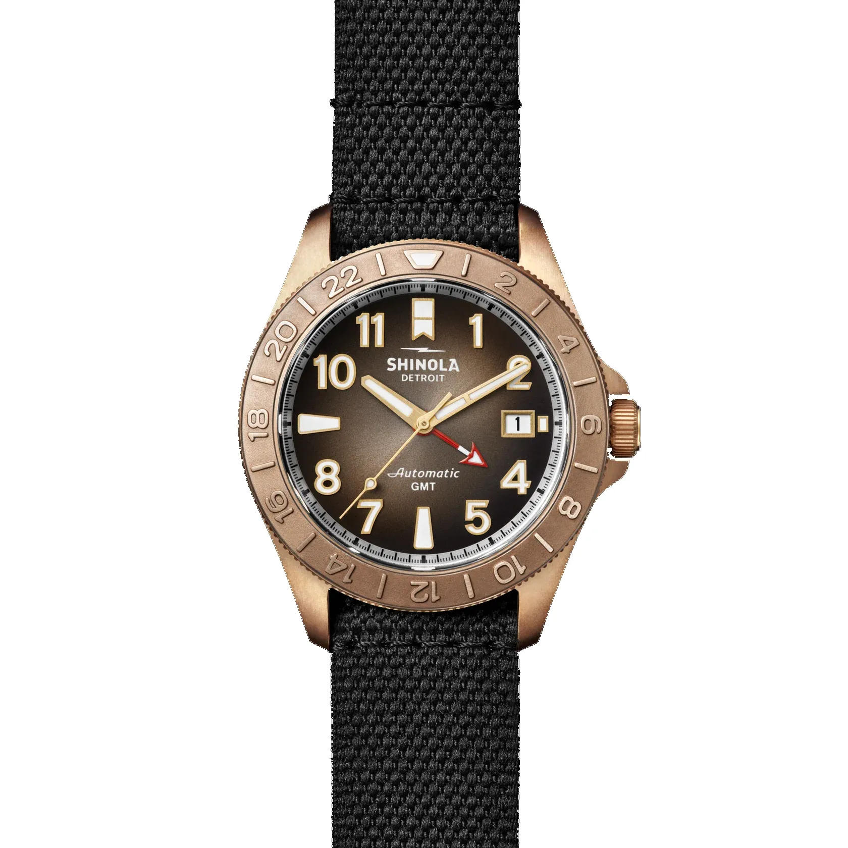 Shinola Bronze Monster GMT Automatic Watch 40mm sold by Cave and Post product image thumbnail 5
