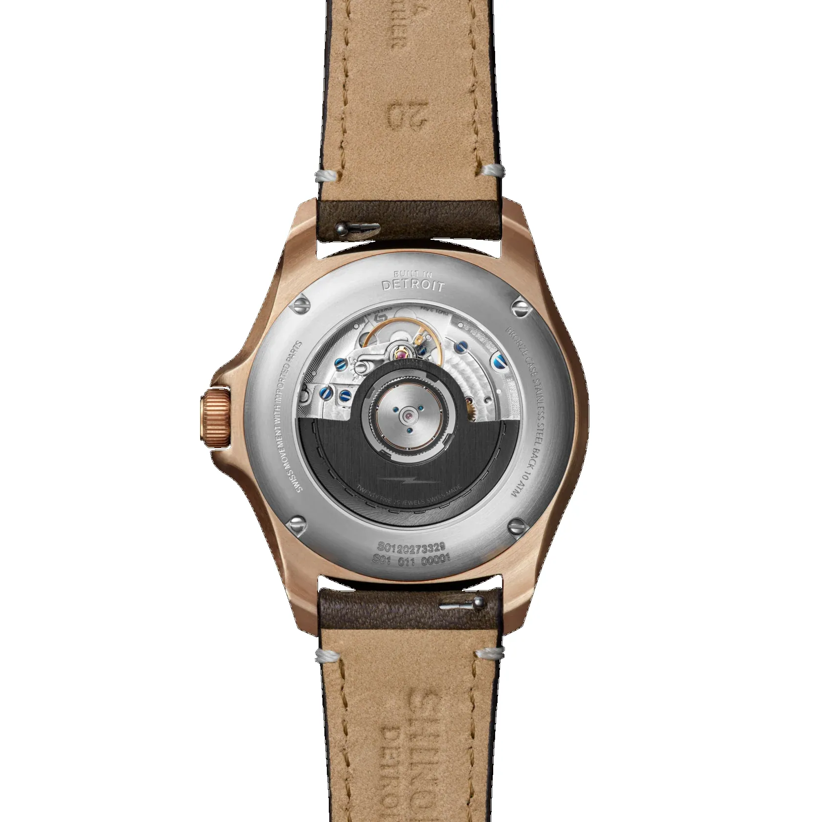 Shinola Bronze Monster GMT Automatic Watch 40mm sold by Cave and Post product image thumbnail 3