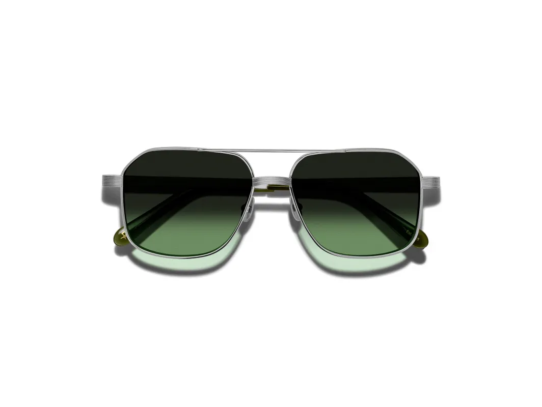 MINGLE SUN (Silver Forest Wood Lenses) made by MOSCOT