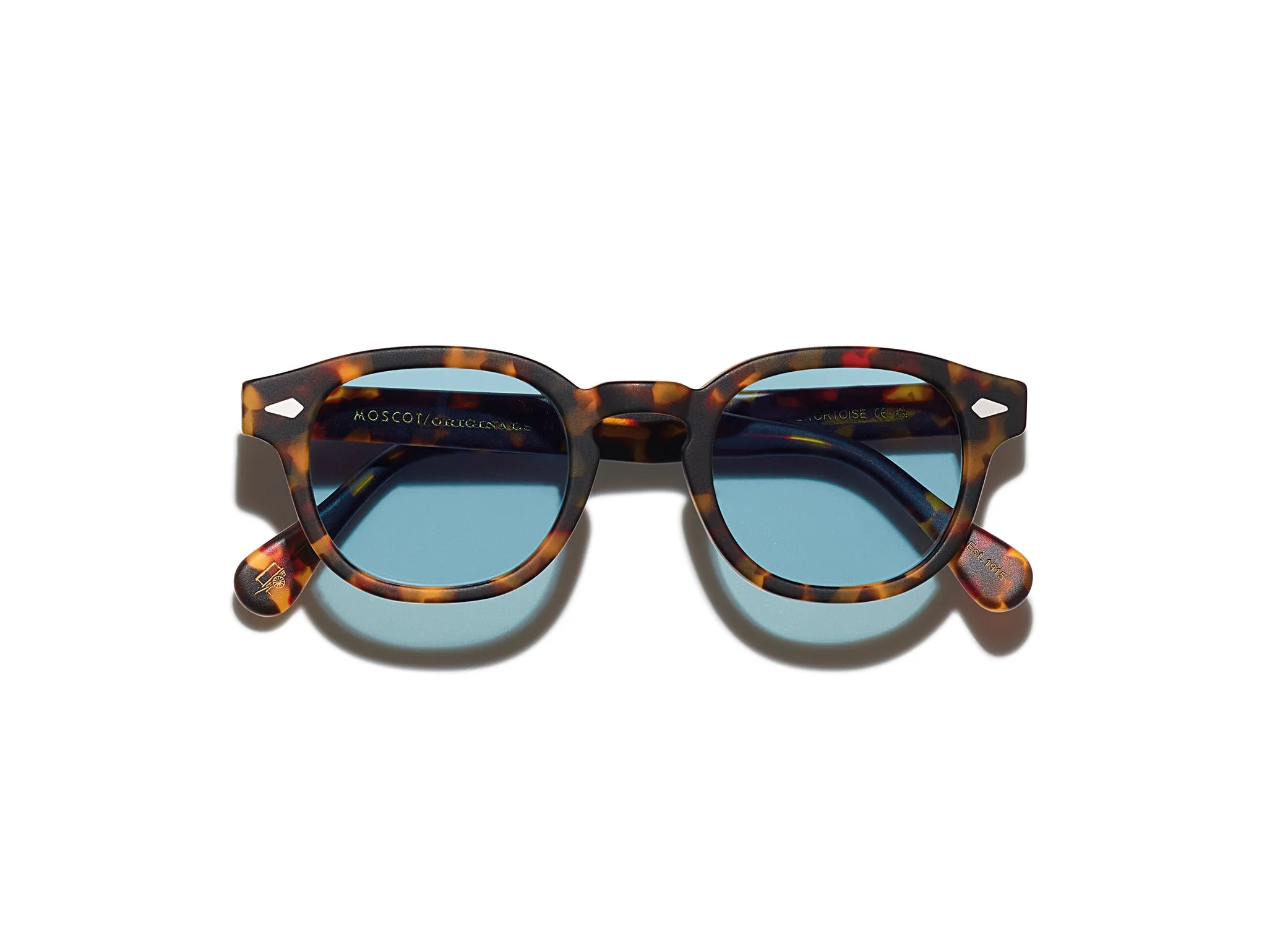 LEMTOSH SUN (Matte Tortoise Blue Lenses) sold by Cave and Post