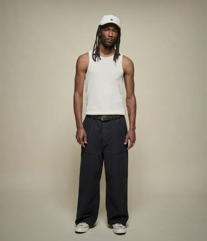 Iconic Ribbed Cotton Tank Top - Natural sold by Cave and Post