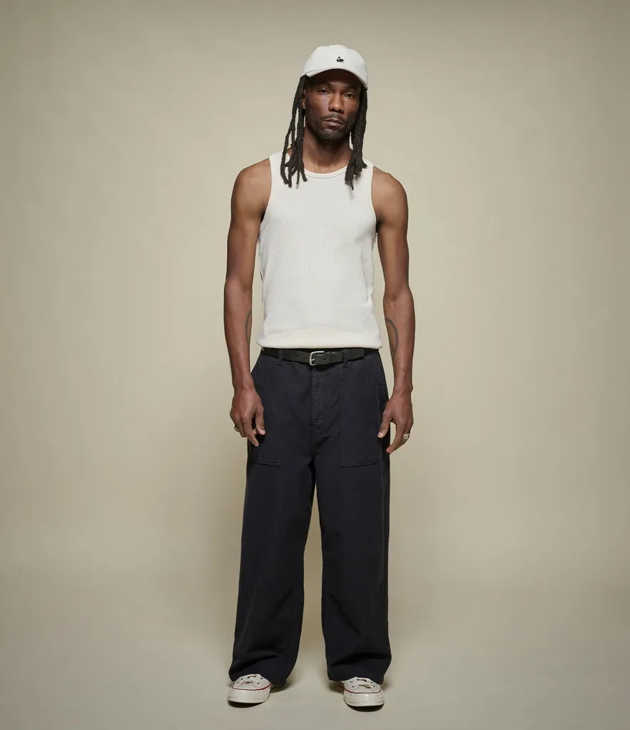 Iconic Ribbed Cotton Tank Top - Natural sold by Cave and Post