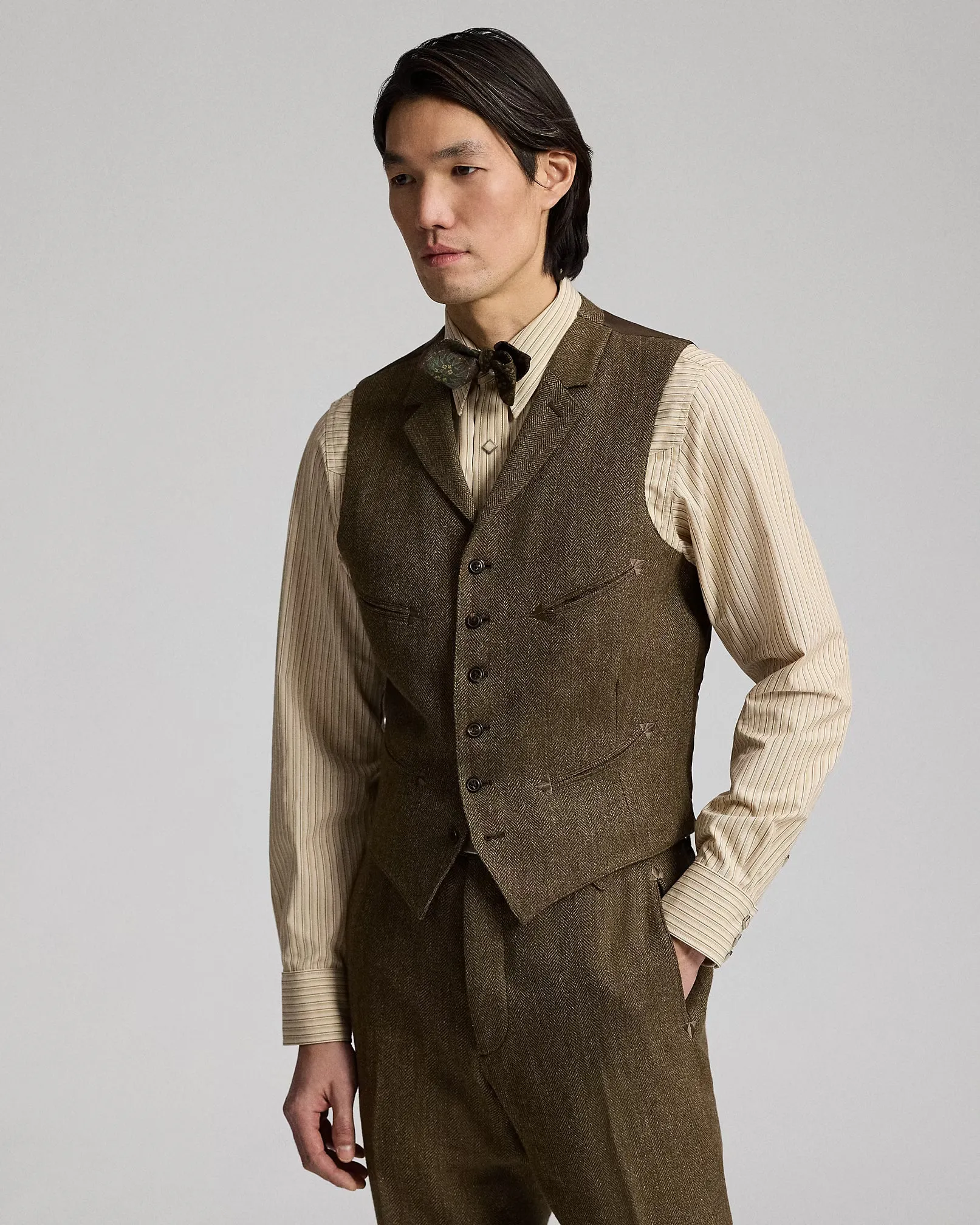RRL Linen-Wool Western Vest sold by Cave and Post product image thumbnail 2