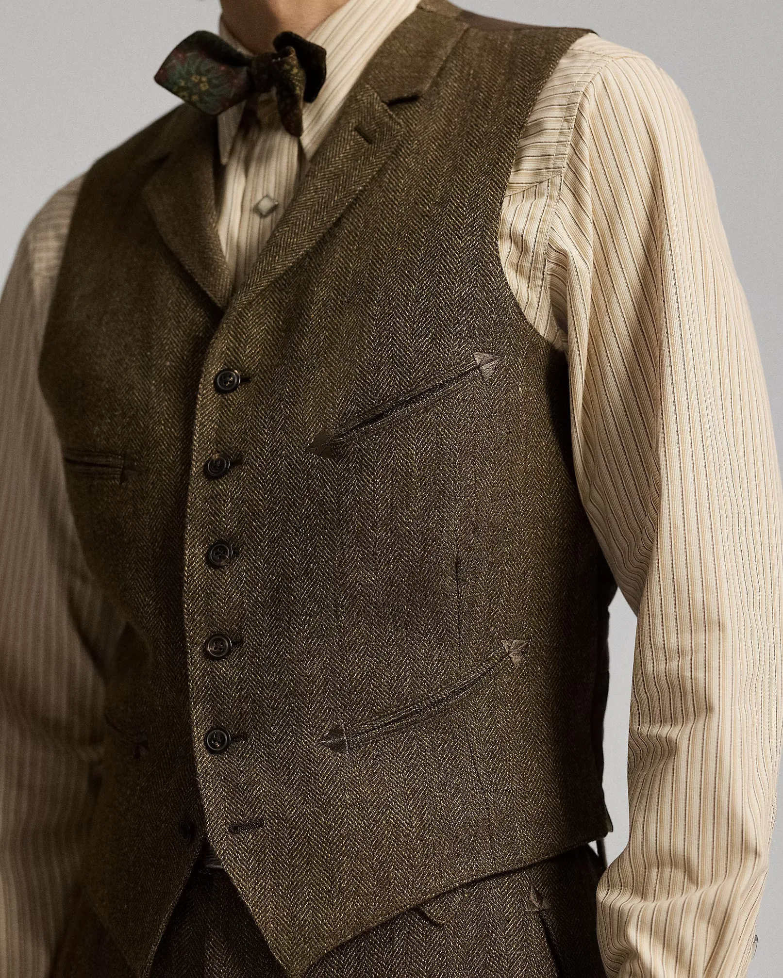 RRL Linen-Wool Western Vest sold by Cave and Post product image thumbnail 5