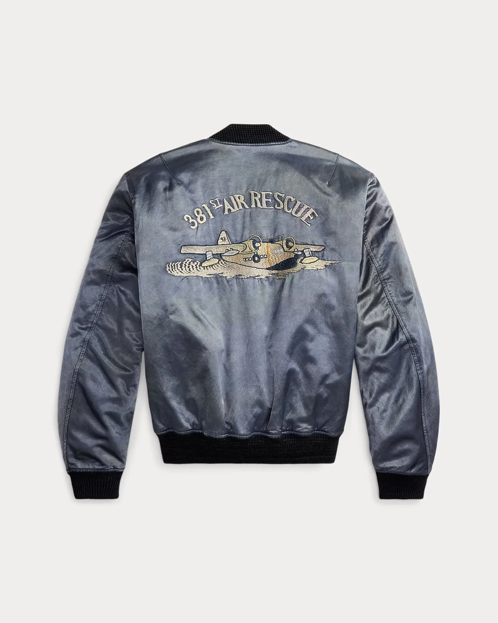 RRL Embroidered Satin Flight Jacket sold by Cave and Post product image thumbnail 2